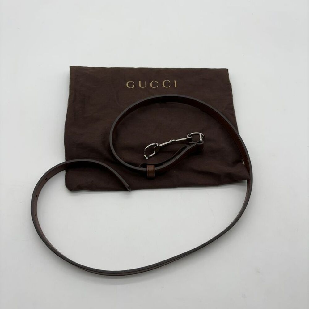 Gucci Brown Leather Belt